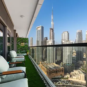Full Burj Khalifa View Lux 2bedroom With Rooftop Pool Location In Paramount Midtown Apartment